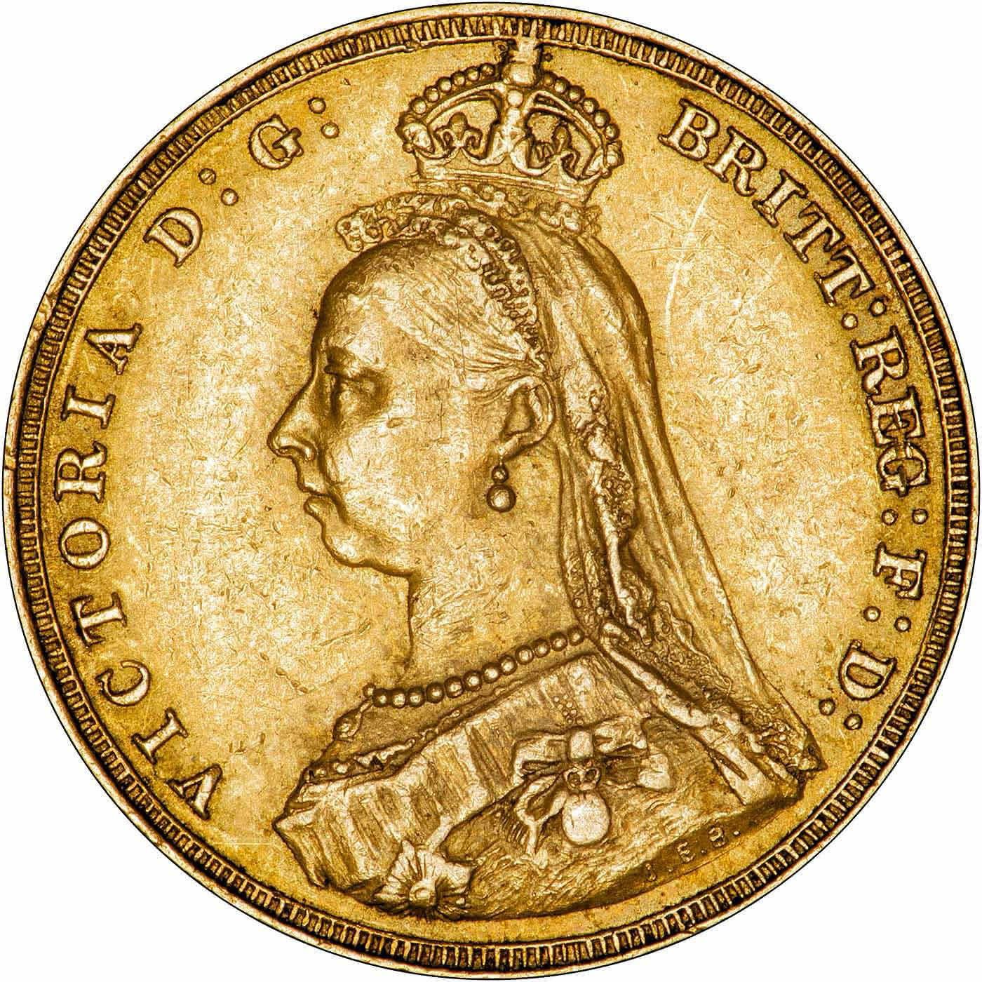 British Gold Sovereign coin, representing the Gold Standard
